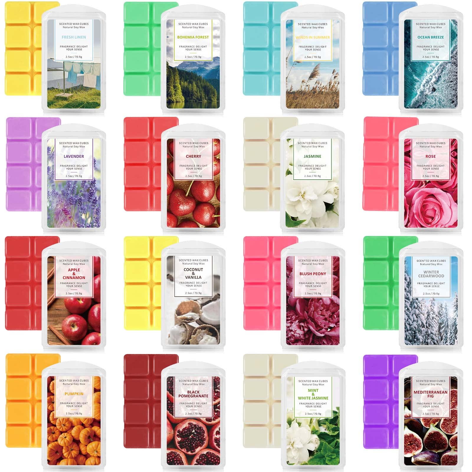 Hot Scent Set Wax Cubes Gift Pack