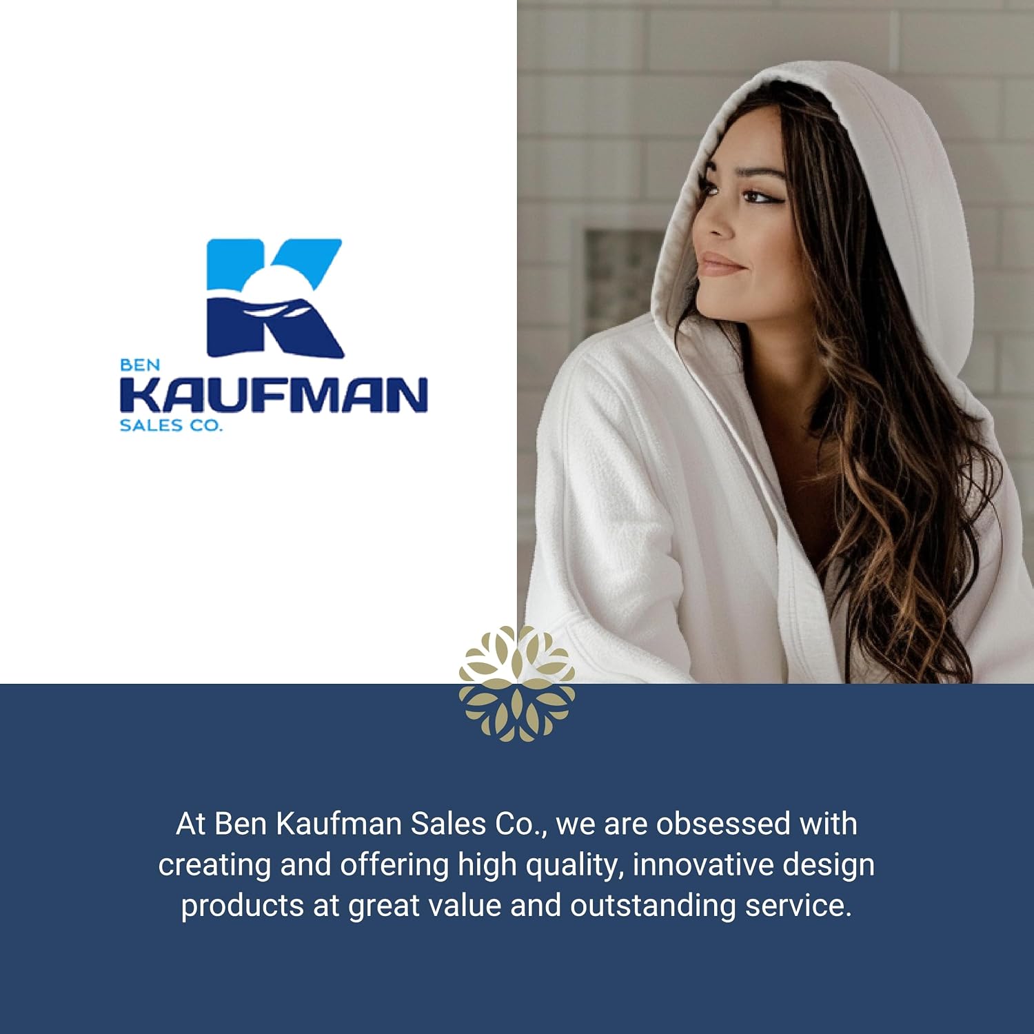 Ben Kaufman Hooded Velour Robe - Unisex Cotton Kimono Bathrobe for Men & Women, Luxury Hotel Spa Soft Plush & Lightweight - 1PK