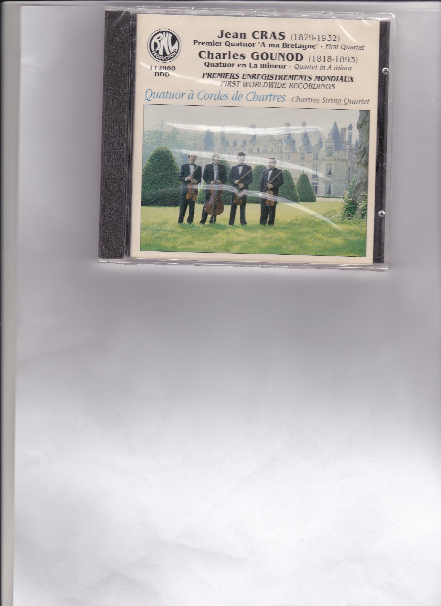 Premier Quatuor : A Ma Bretagne - Quatuor En La Min. [Import anglais] [Audio CD] Quatuor à cordes de chartres