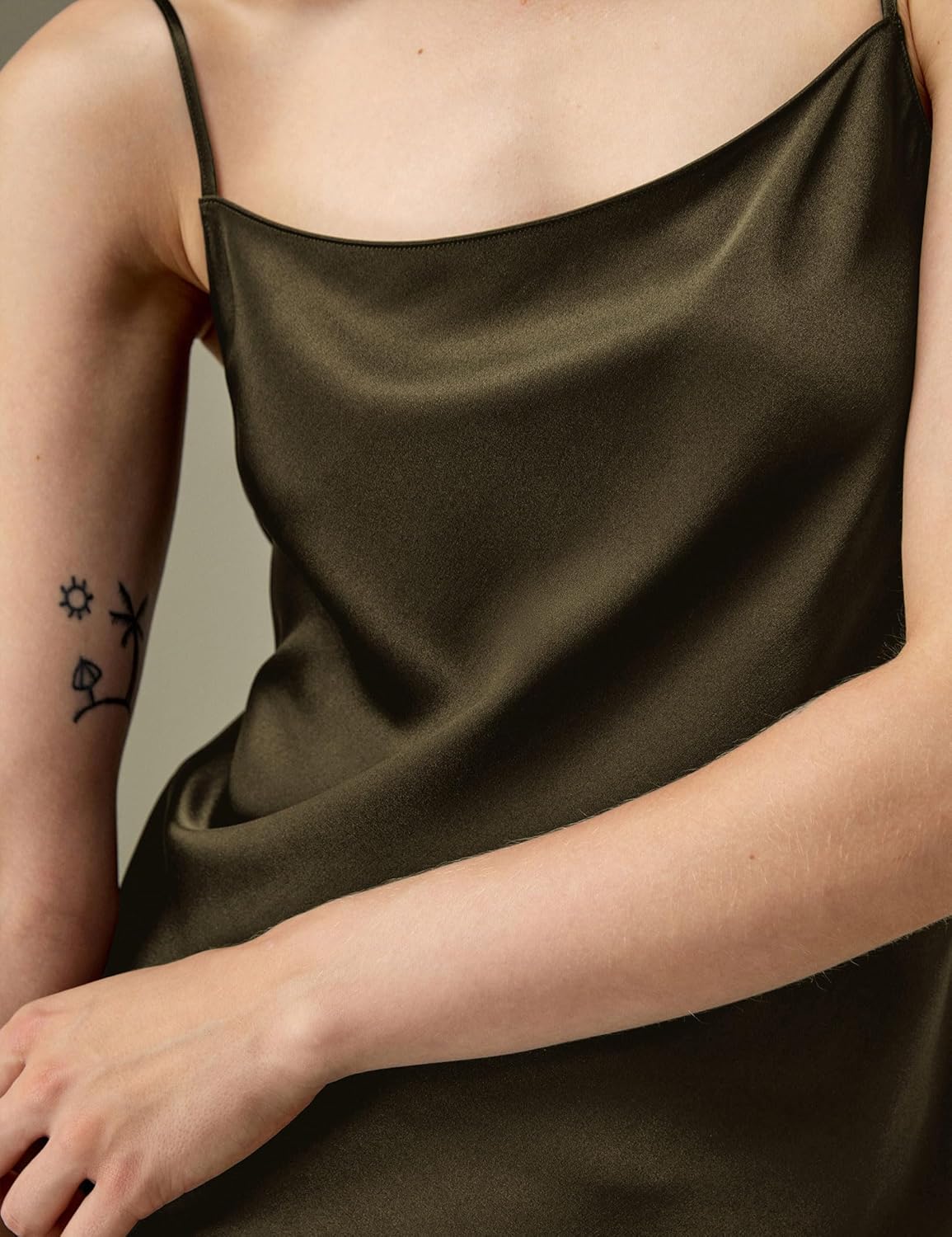 LilySilk Double-Faced Silk Charmeuse Camisole with Adjustable Straps for Women 100% Silk Tank Top Ladies - Image 5