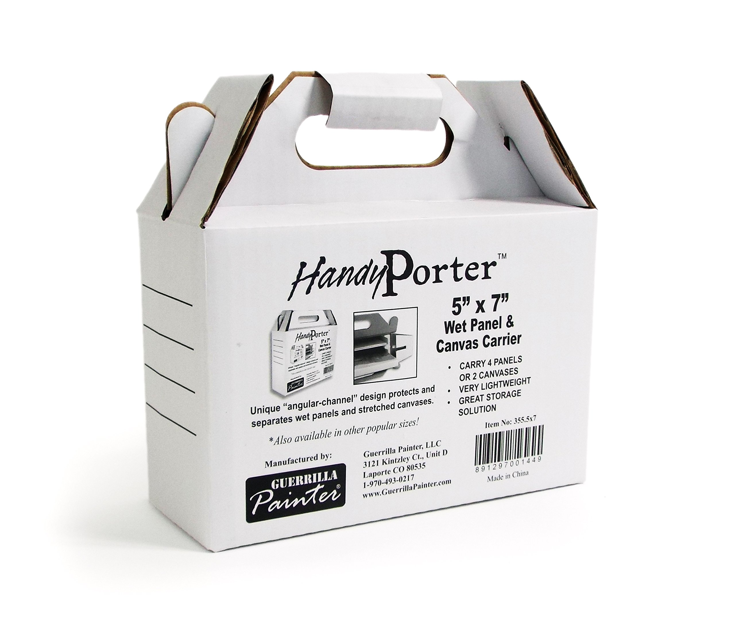 Guerrilla Painter Handy Porter, 5" x 7",White