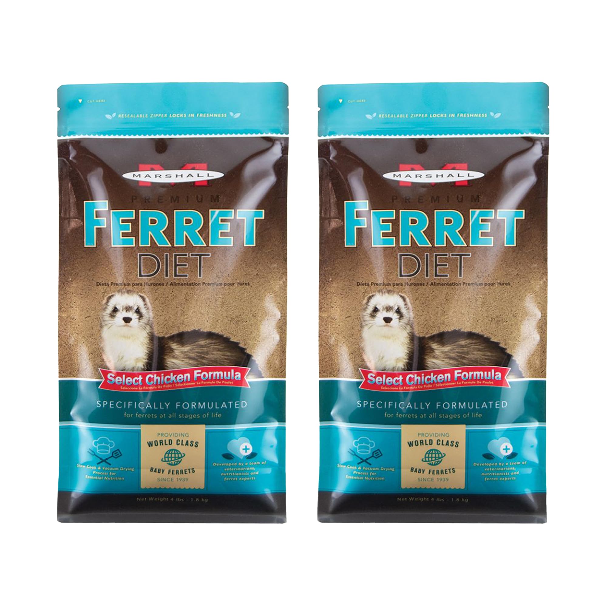 Marshall Pet Products (2 Pack) Select Chicken Formula Premium Ferret Diet