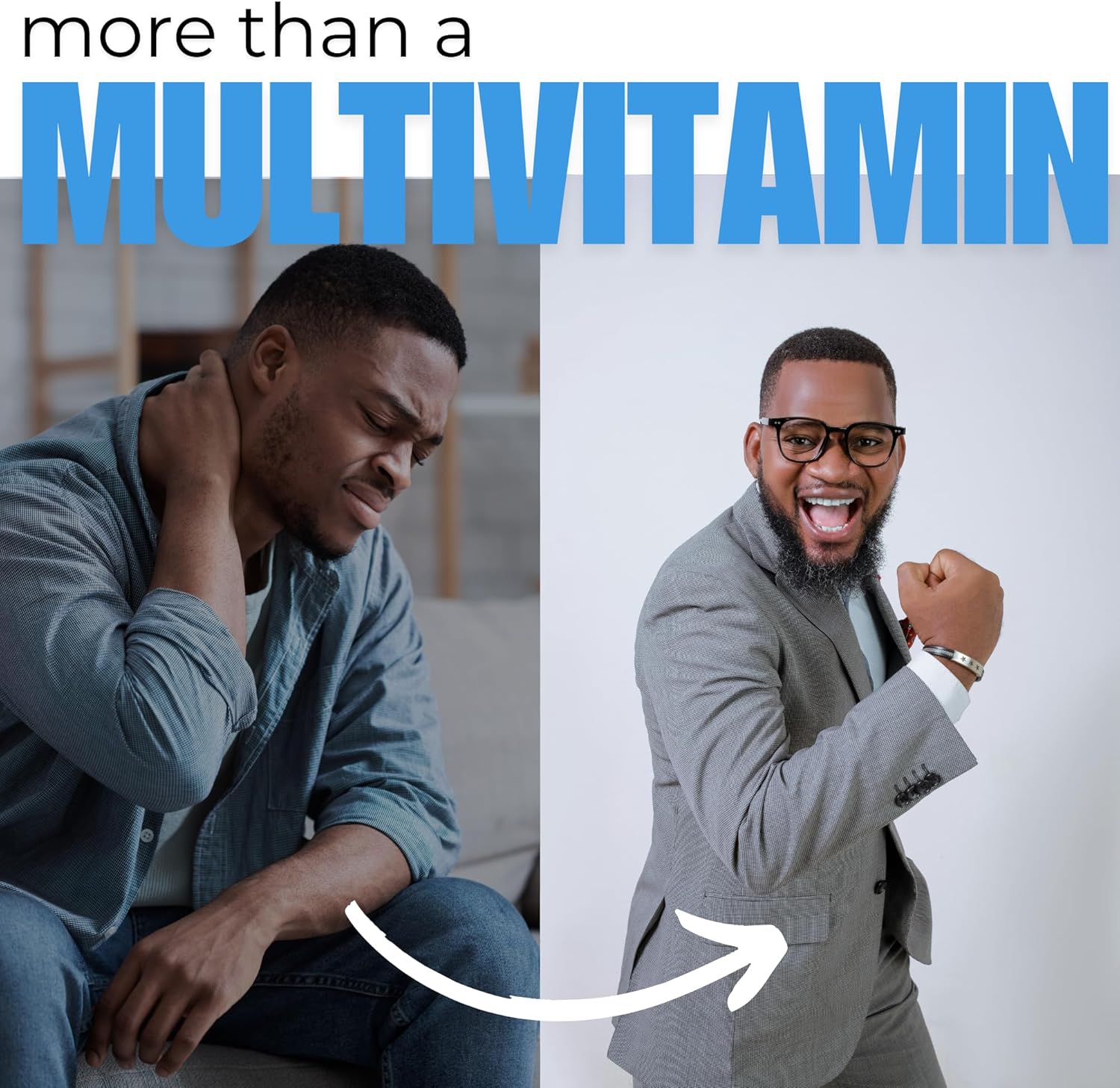 Kaya Naturals Multivitamin for Men - Men's Prostate Multivitamin - Multi Mineral Daily Supplement - Pills for Men - Supports Healthy Prostate - Vitaminas para Hombres - 180 Veggie Capsules