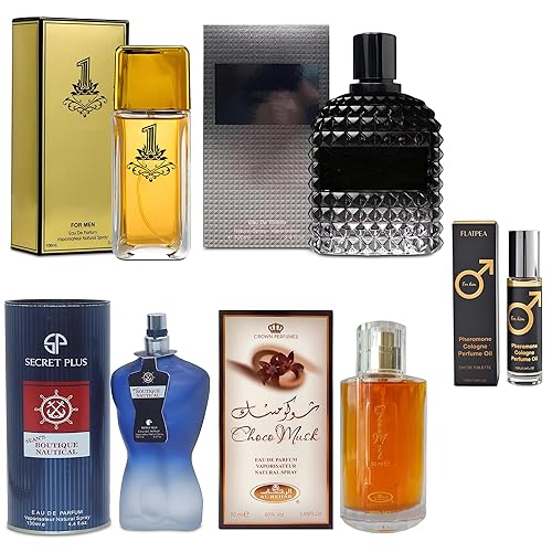 Miniatura 19 de Set de Regalo de Colonia para Hombre - Paquete Variado de 4 Fragancias de Larga Duración con Colonia de Feromonas de 10ml (1 Billion/1 Billion 1 mil