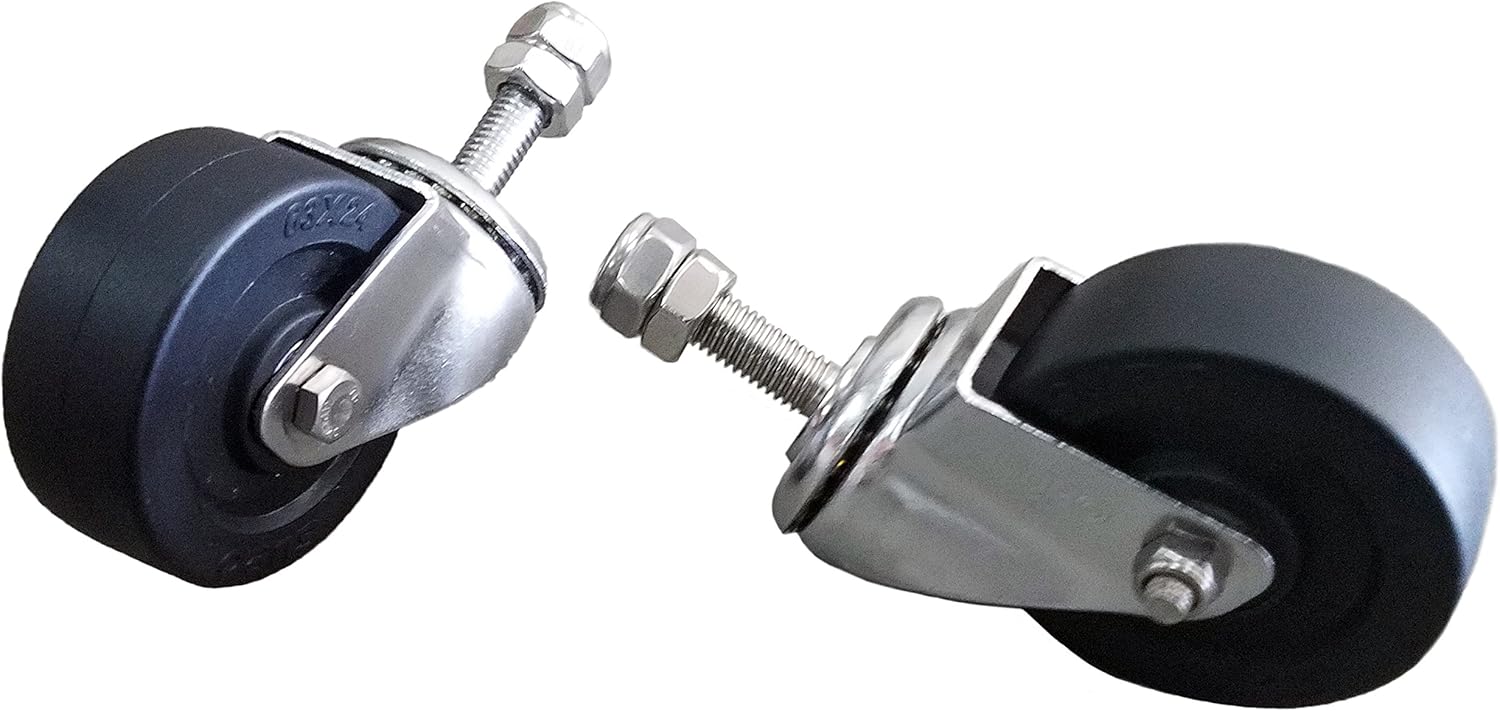 Ultimate Washer Replacement Castors for BE 18", 20", 24" Stainless Steel Surface Cleaners, 2-Pack