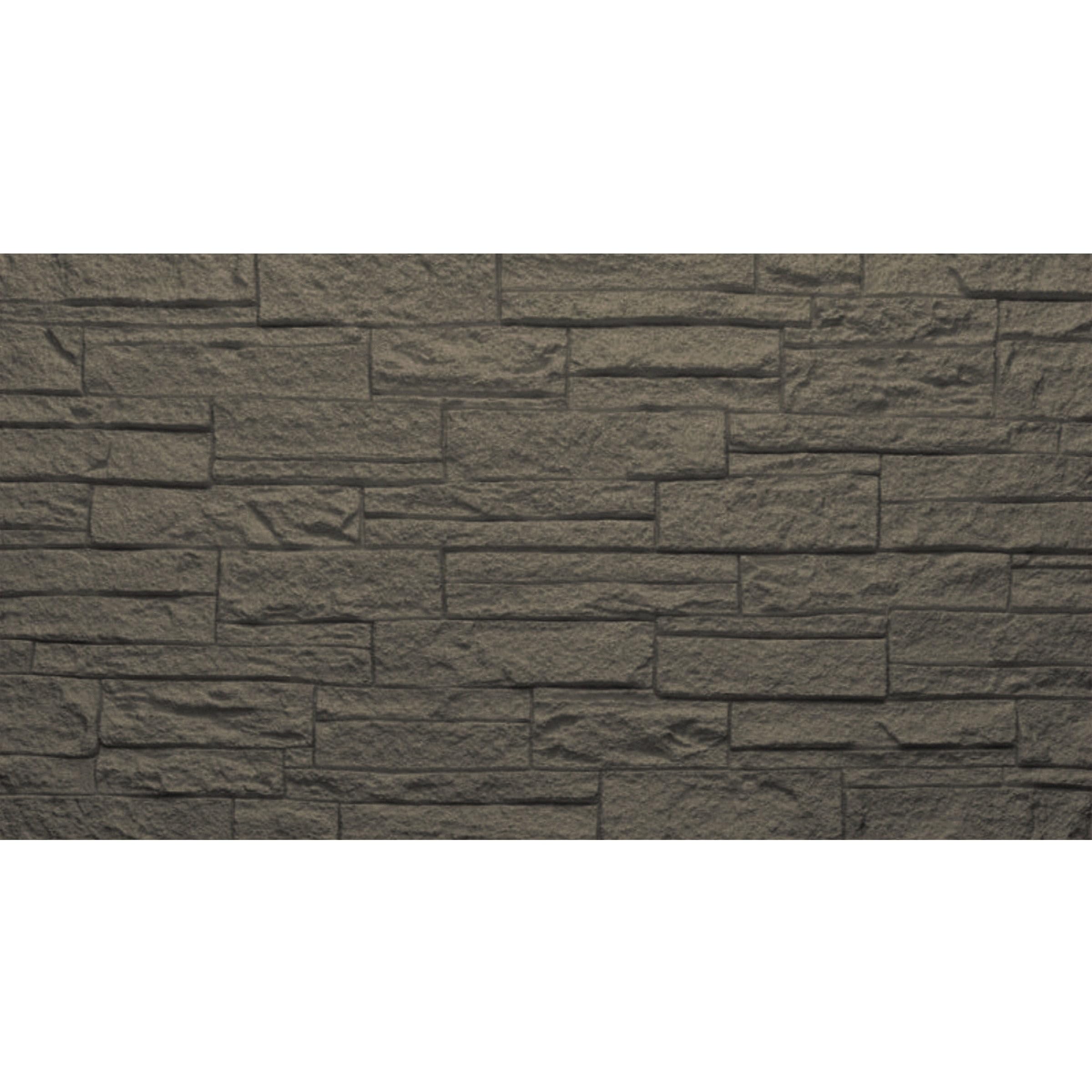 Paneles efecto ladrillo y piedra 3D gris pizarra para tapar imperfecciones de pared