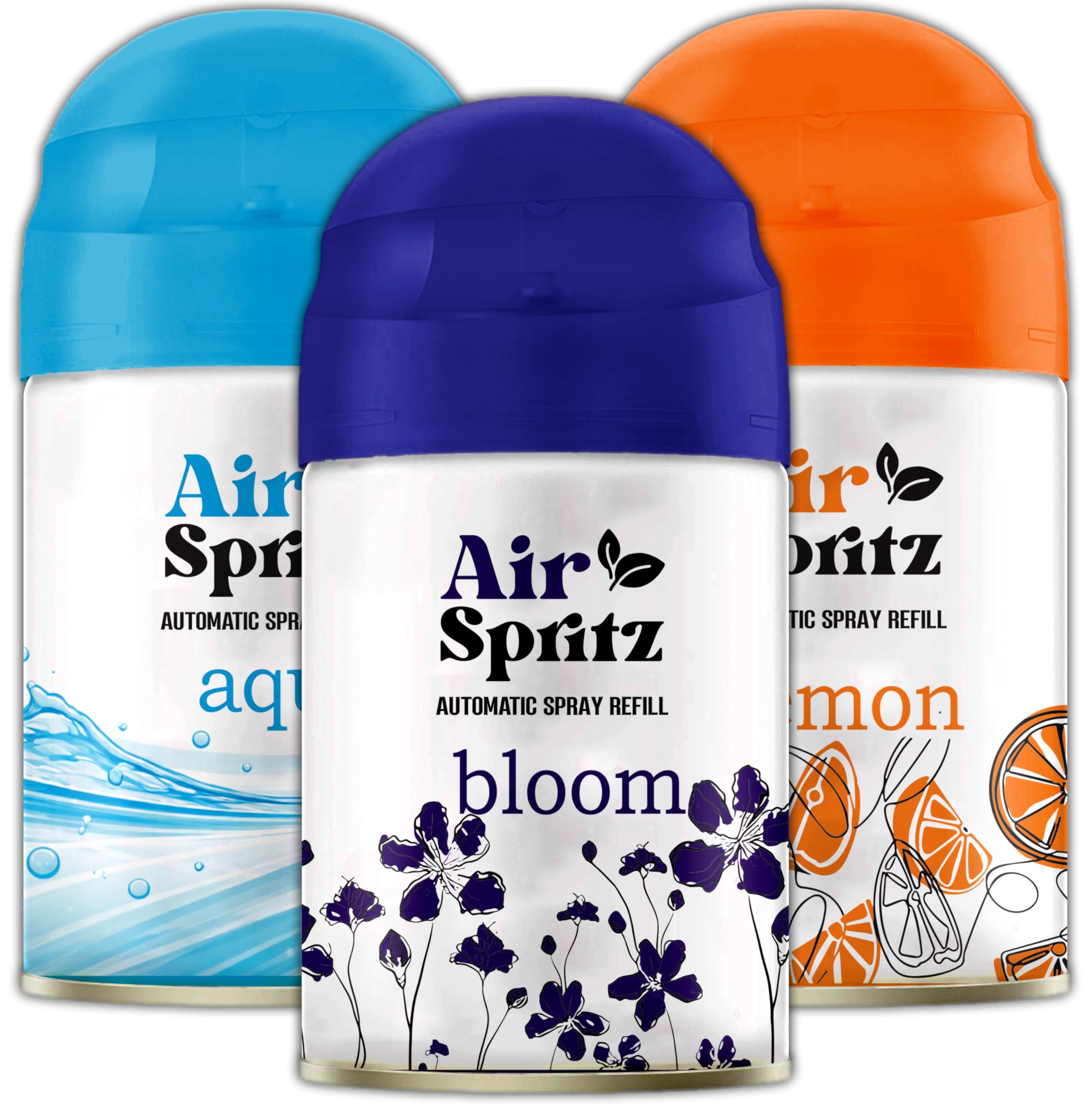 Air Spritz 225ml Freshmatic Automatic Air Freshener Refill (Aqua | Lemon | Lavender - Pack of 3) | Automatic Room Freshener, Bathroom Freshener and Room Spray-image-35
