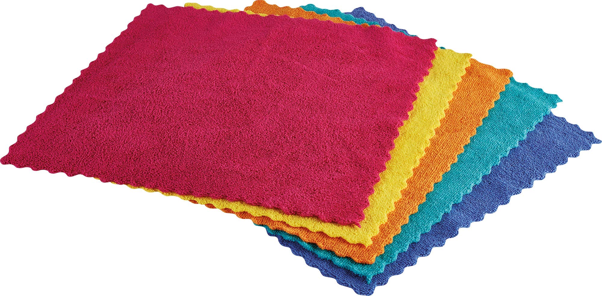 Spontex Kolekcja XXL z mikrofibry, 4 mikrowłókna XXL, wszechstronna, 38 x 36 cm, skuteczna, tylko woda, usuwa 99% bakterii