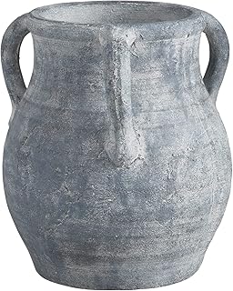 47th & Main Terra Cotta Urn - Large Old World Plant Pot with Handles Rus...