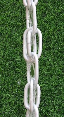 KAM Home Link Chain Pure Unfinished Aluminum Extra Rain Chain (10)