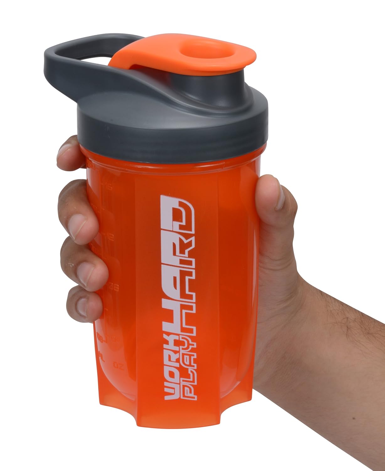 Buy iShake Roadies Plastic Shaker Bottle, 500ml (Orange) Online at Low