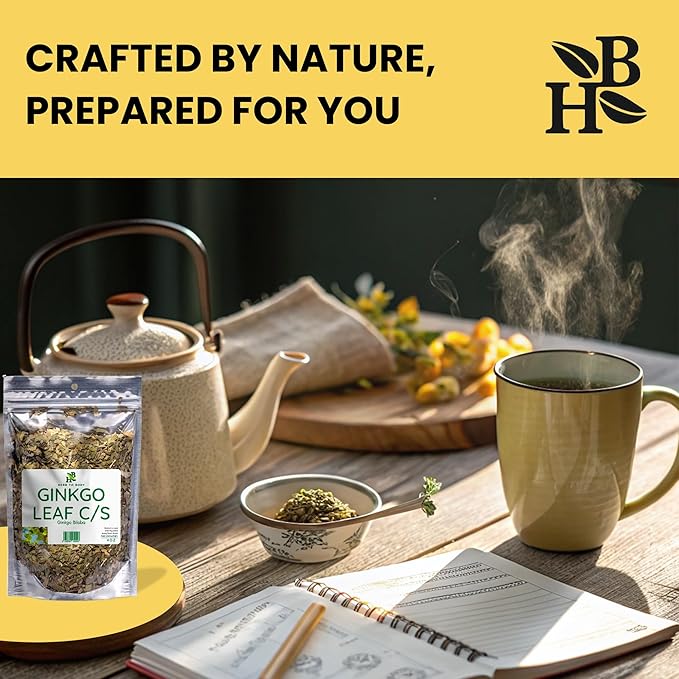 Té de Hojas de Ginkgo Biloba Silvestre - 4 oz miniatura 7