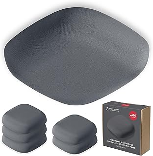 Jalo Kupu 10 Rauchmelder - 6er Pack – optischer Brandalarm für zu Hause – 10 Jahre Lithium-Batterie – skandinavisches Design – Grau