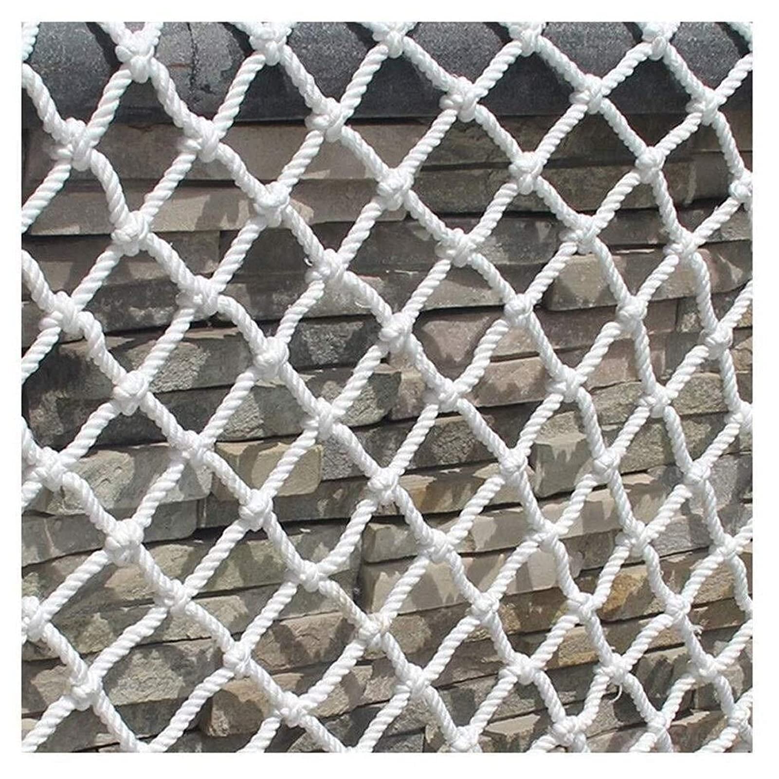 Red de protección antiescape, red de protección para niños y niños, para balcón, ventana, escalera, jardín de infantes, 5 cm, tamaño de malla - 3 x 8 m