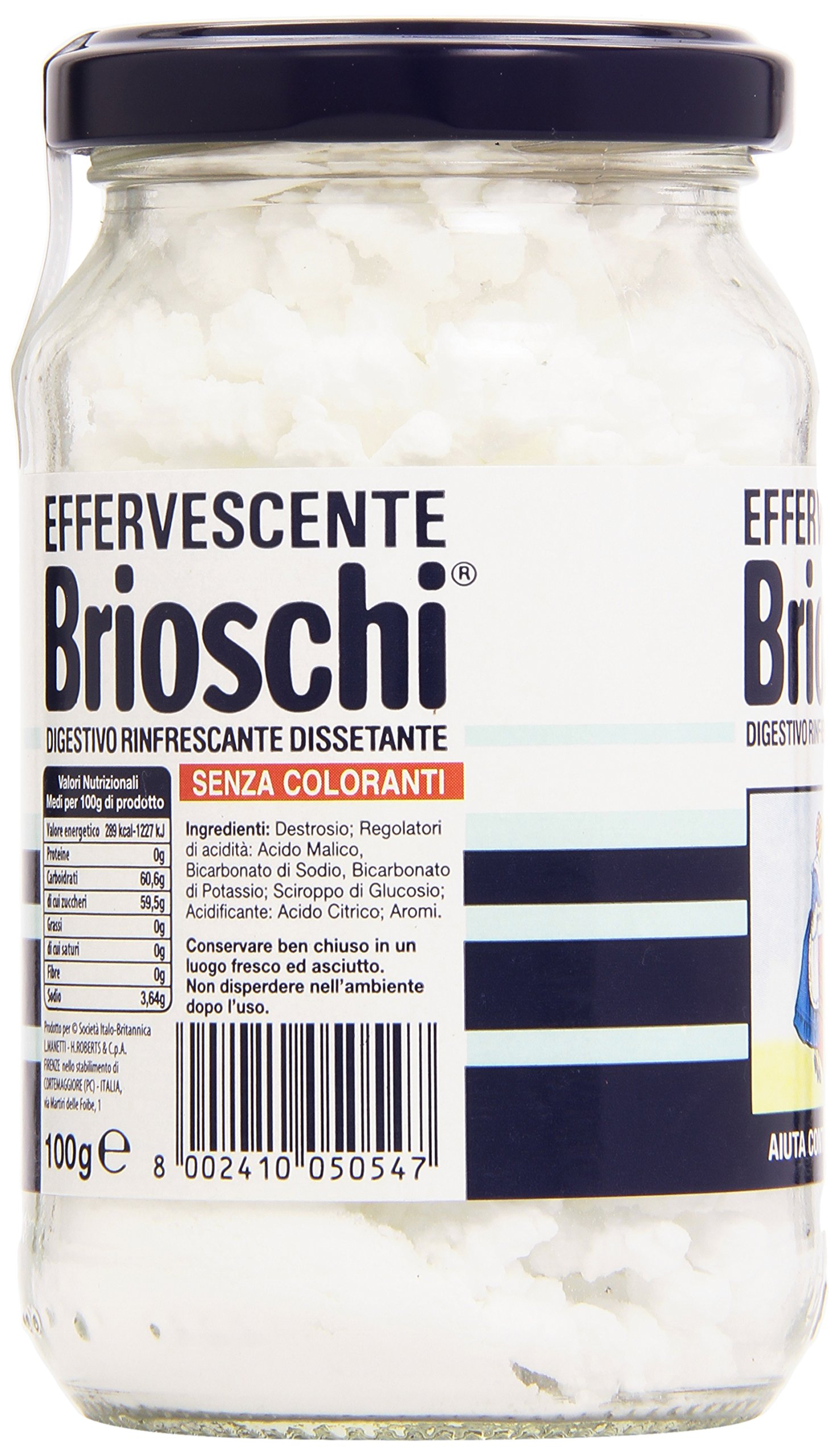 BRIOSCHI Effervencente Digestivo Rinfrescante Dissetante al Gusto Limone 100 g (1000035151)