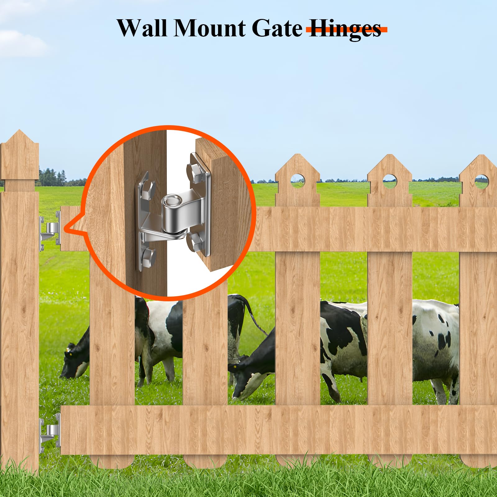 Wall Mount Gate Hingenull