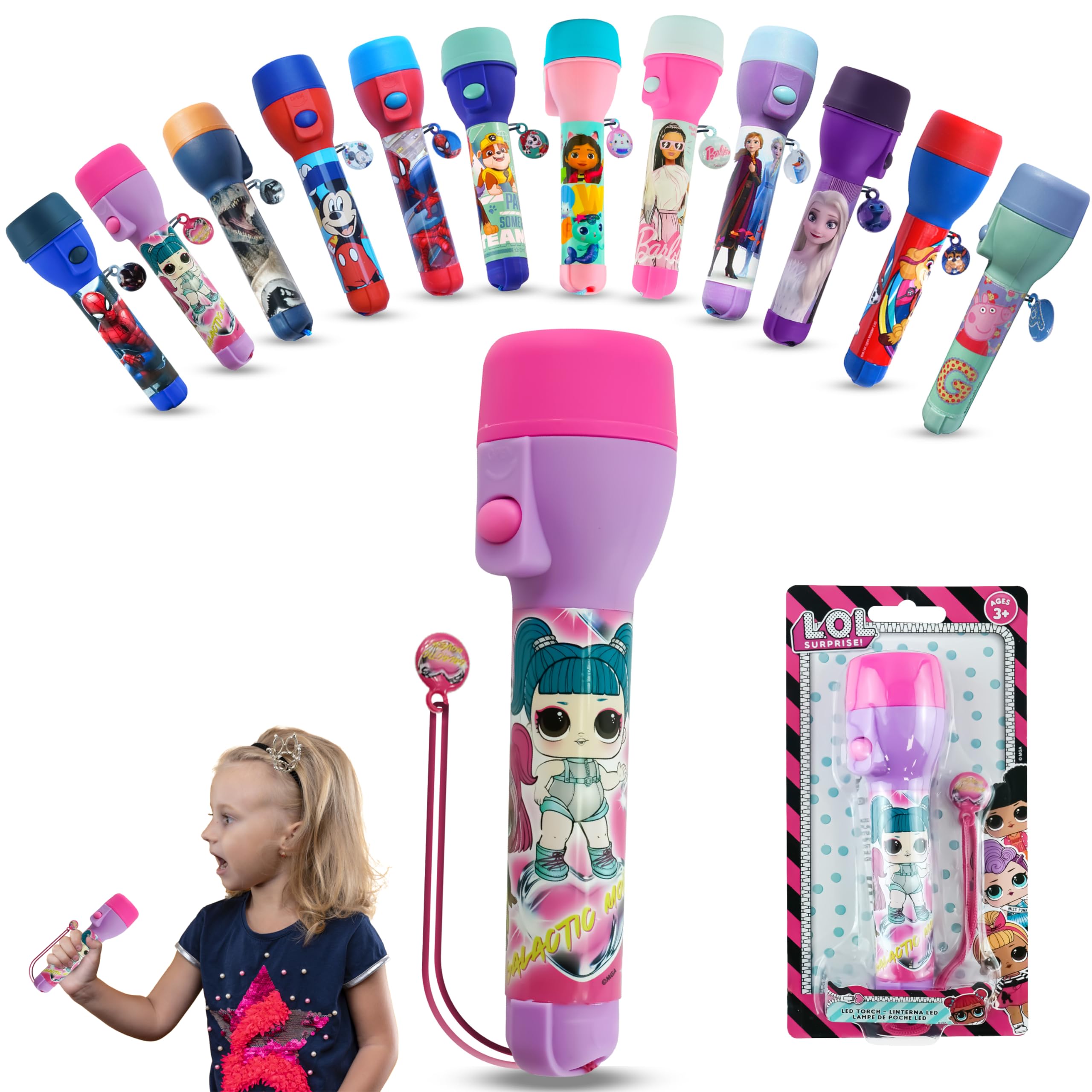 Lol Surprise Led Big Torch With Lanyard Water Resistant Easy