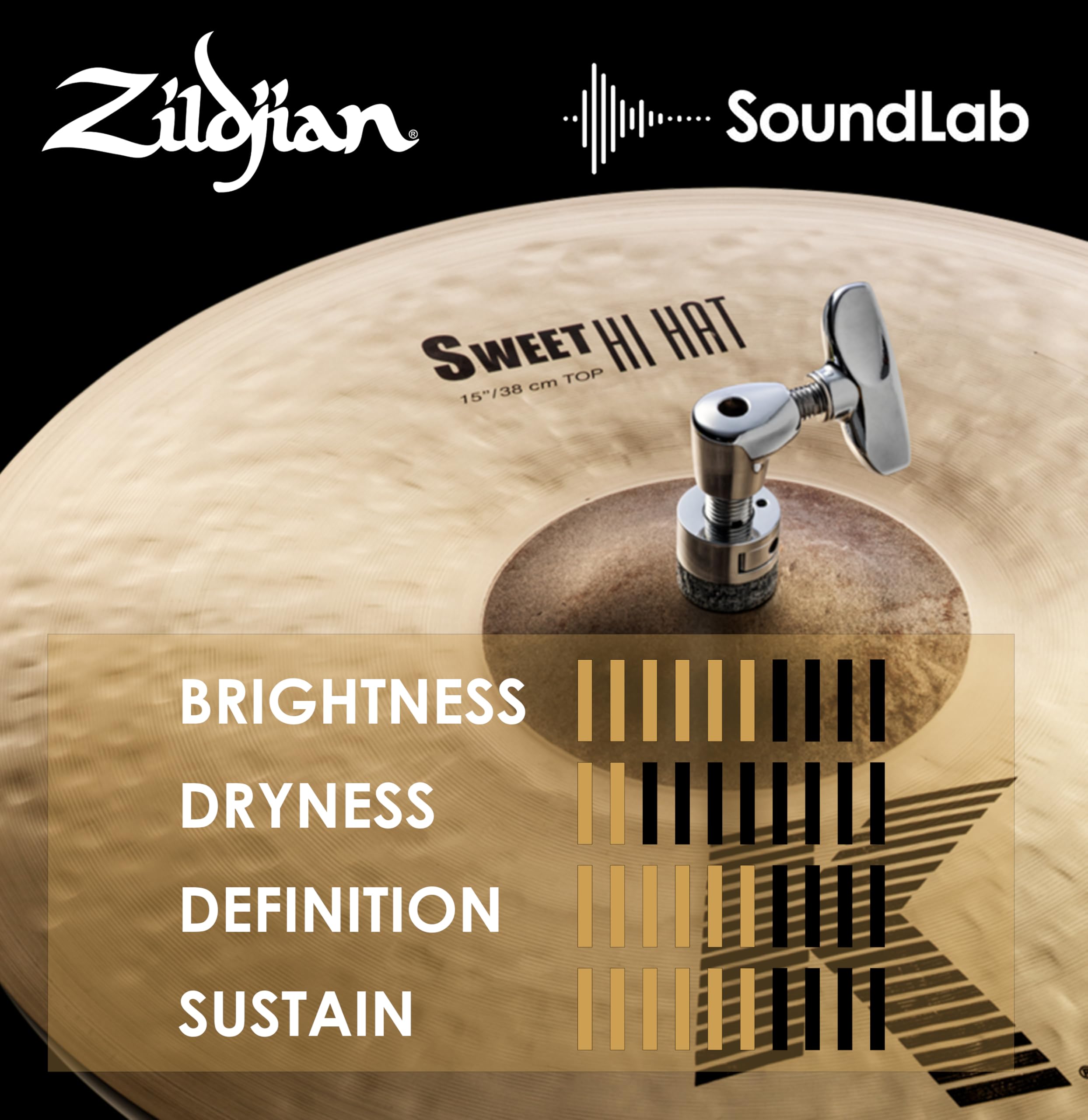 Amazon.com: Avedis Zildjian Company K Sweet Hi-Hat Cymbals - 15