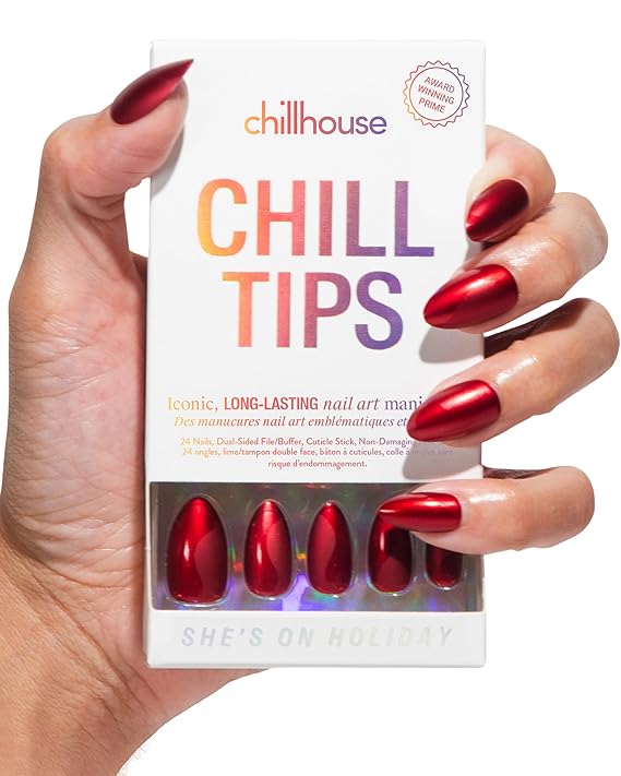 Chillhouse Chill Tips Signatures Press On Nails Kit, She's