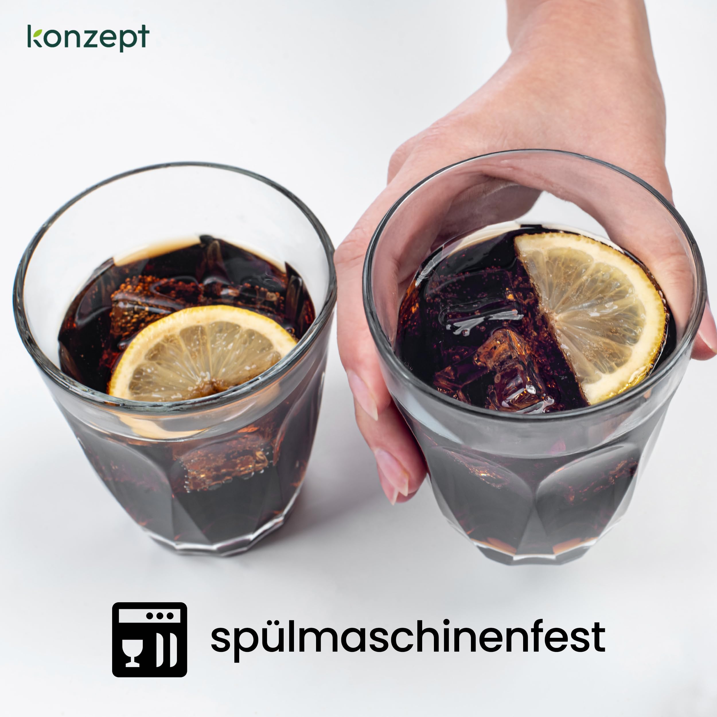 Set di bicchieri KADAX da 6 bicchieri per birra e gin tonic drink da 570 ml