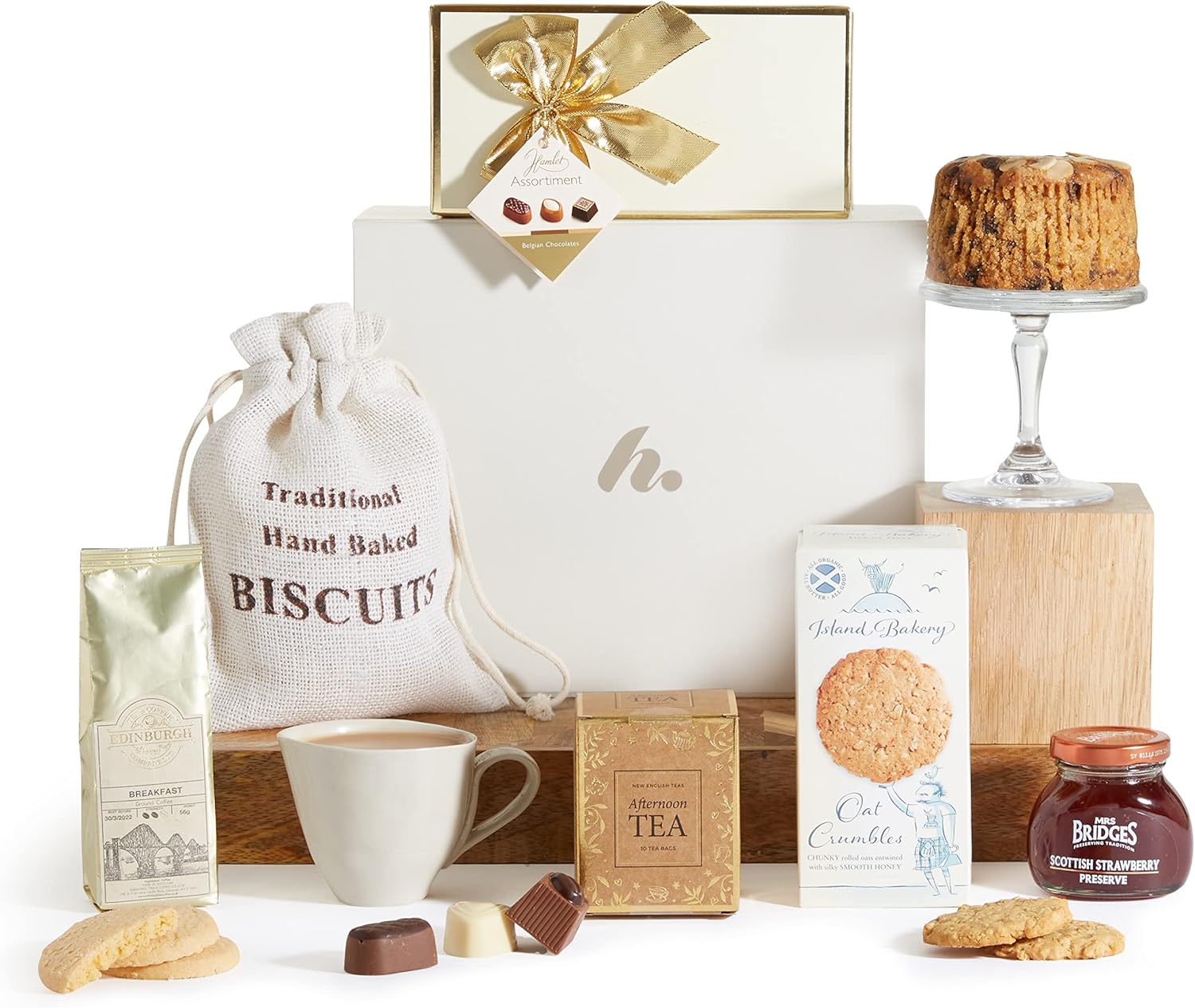 Gourmet Scottish Hamper Gift Box Highland Food Hamper with Rich