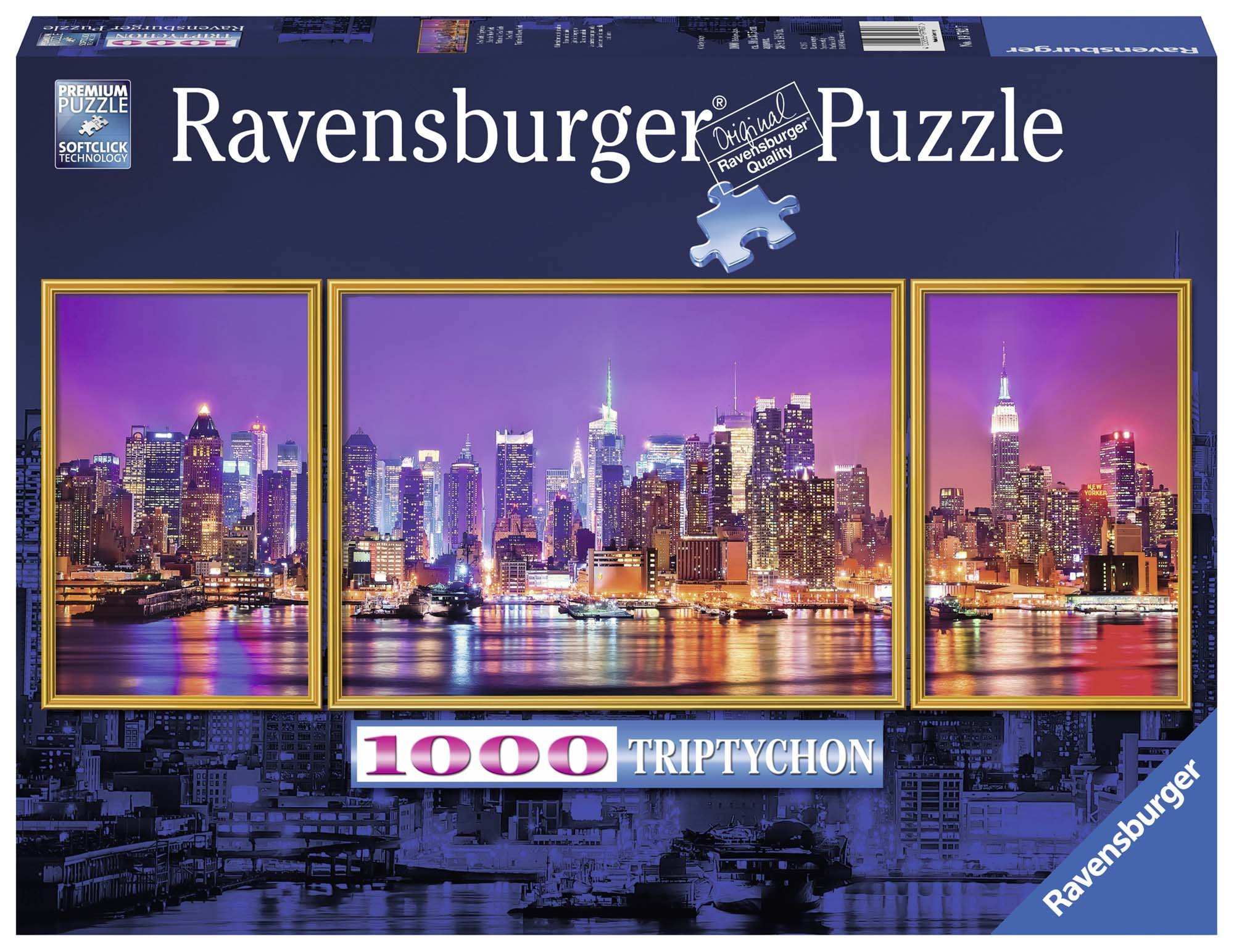 RavensburgerNew York Triptochon Panoramic 1000Pc Jigsaw Puzzle
