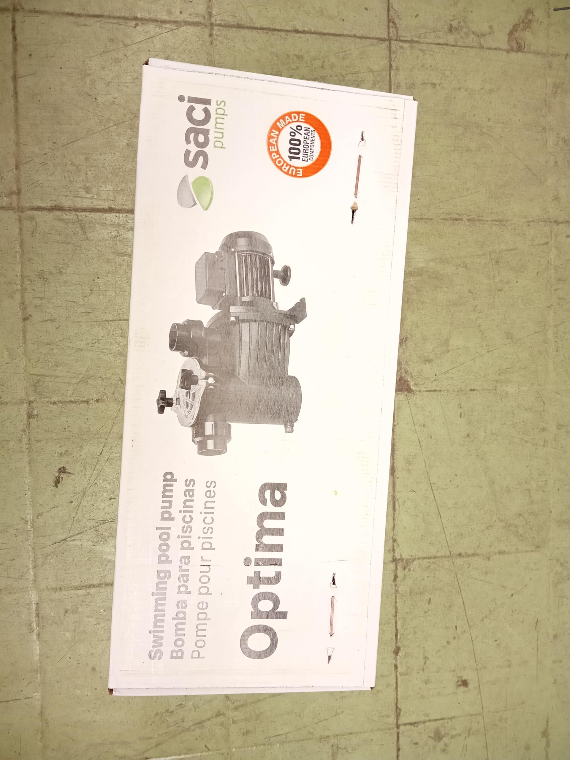 Pompe de filtration piscine Saci Optima 1 CV mono 15 m3/h