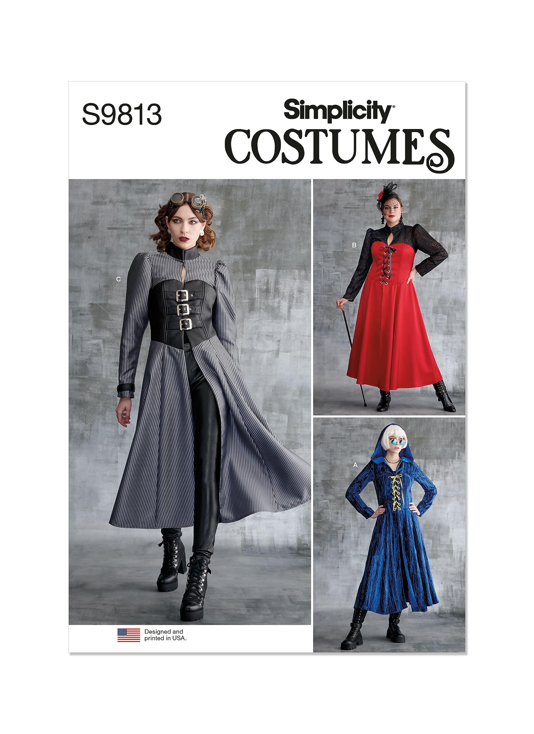 Patron de couture costumes pour femme Simplicity SS9813BB grande taille