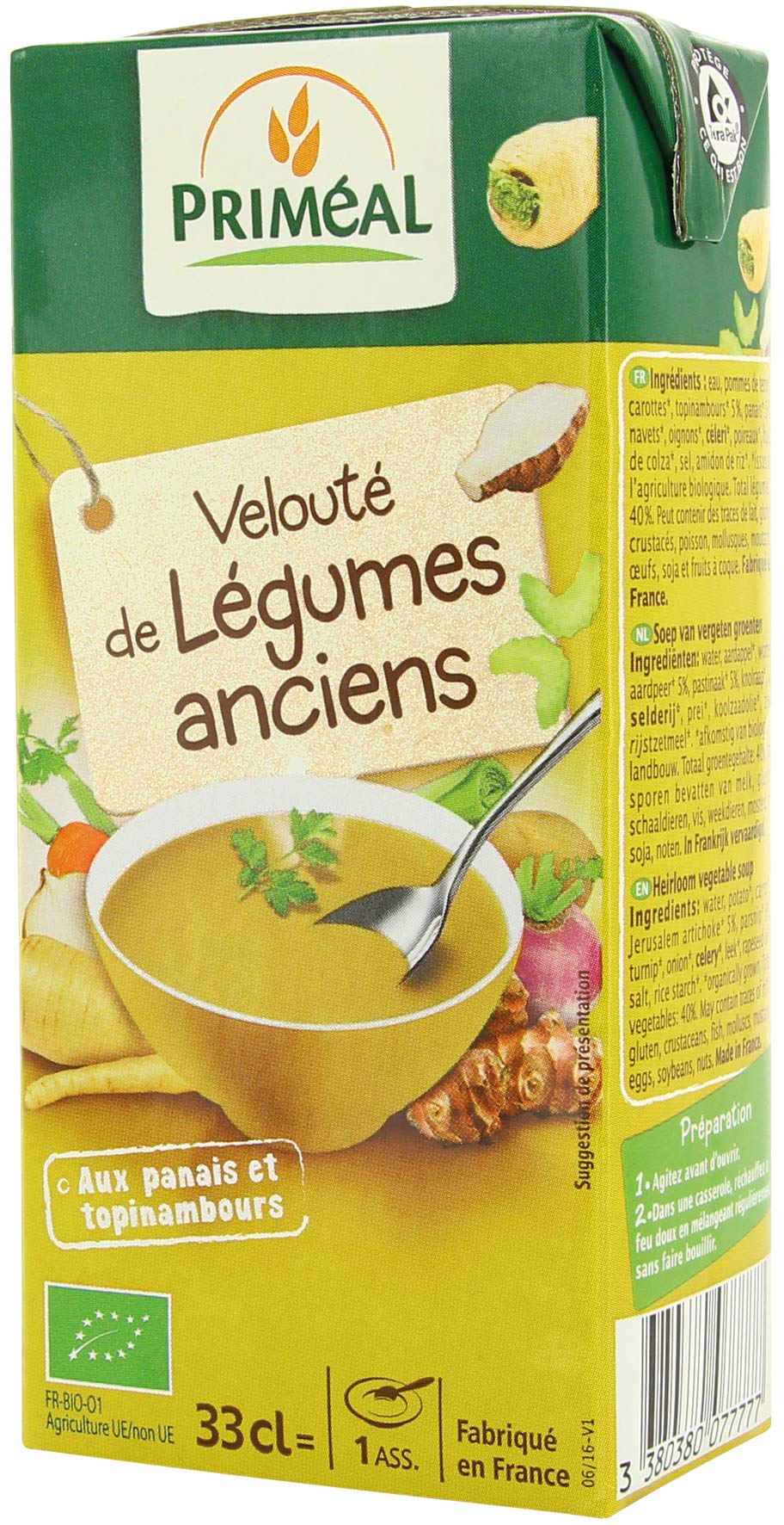 Priméal Velouté Légumes Anciens 330 g