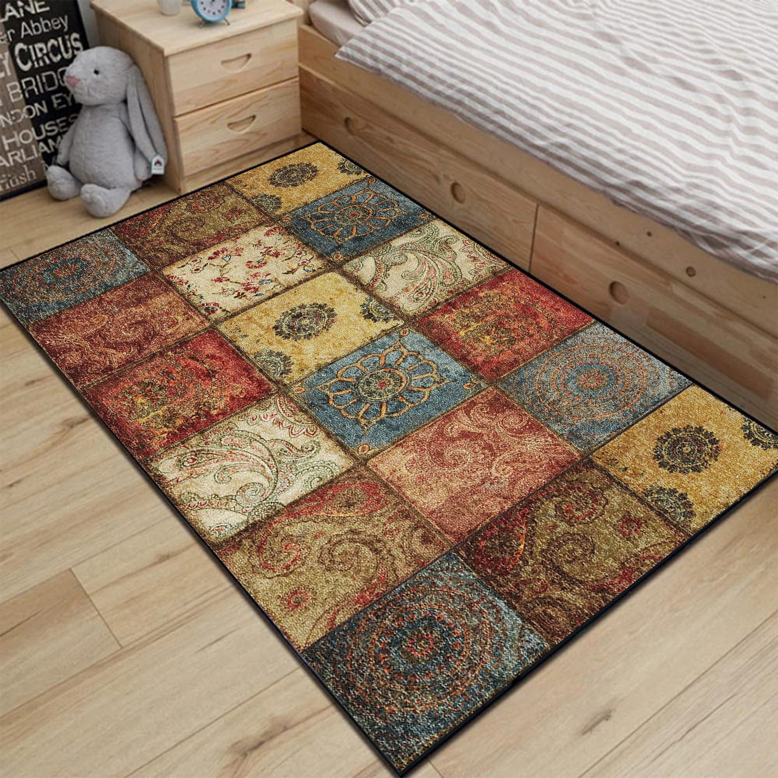 Tapis cuisine antidérapant idéal pour réchauffer le sol de la chambre adulte avec élégance