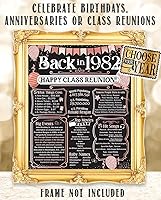 Vista 99 de Lone Star Art 66ª Reunión de Graduados (Sesenta y seis) Decoración en Oro - Recordando El Año - Clase de 1959 - Póster Sin Marco de 11x14 - Globos