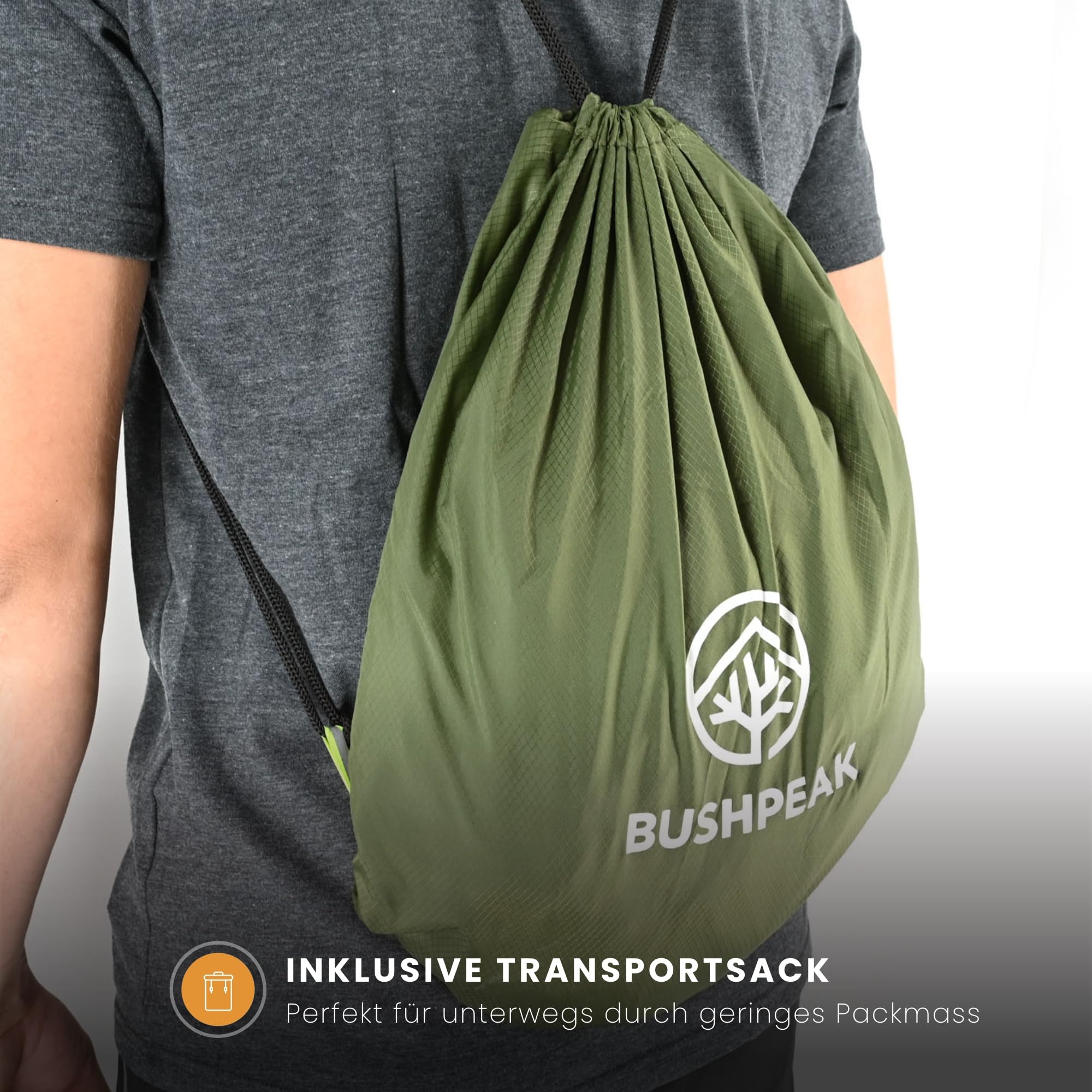 Hamac avec moustiquaire Shield Pro avec sac de transport, charge maximale : 150 kg