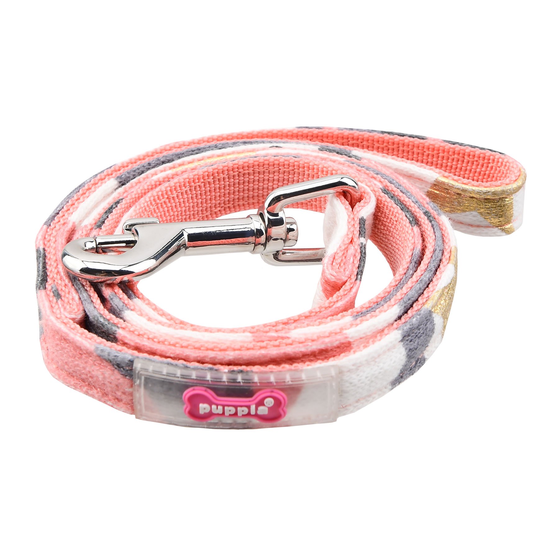 Puppia Ensign Lead, LARGE, PINK CAMO