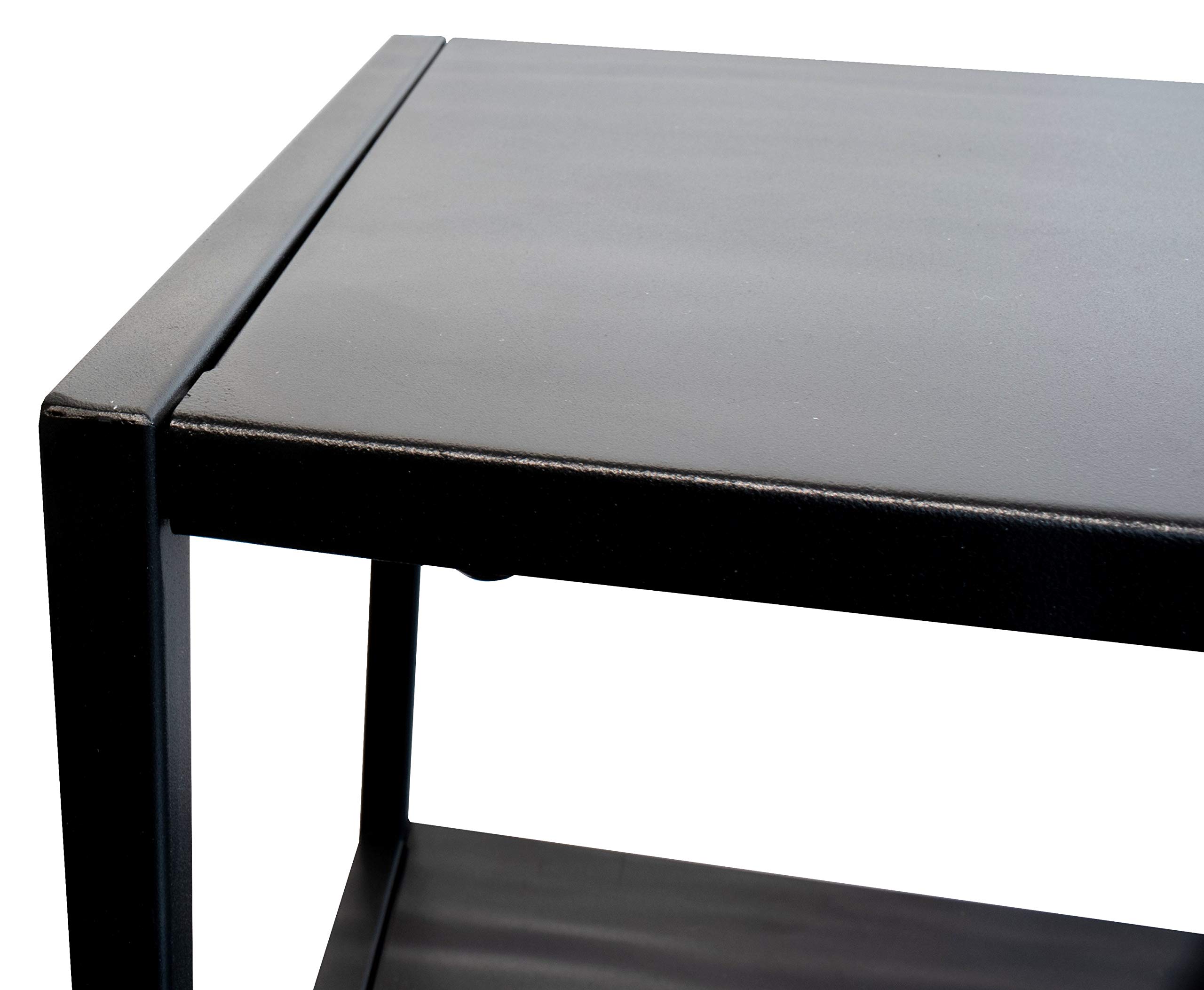 osoltus Raumteiler Cube Konsole Regal Sideboard Konsolentisch (schwarz Sideboard)
