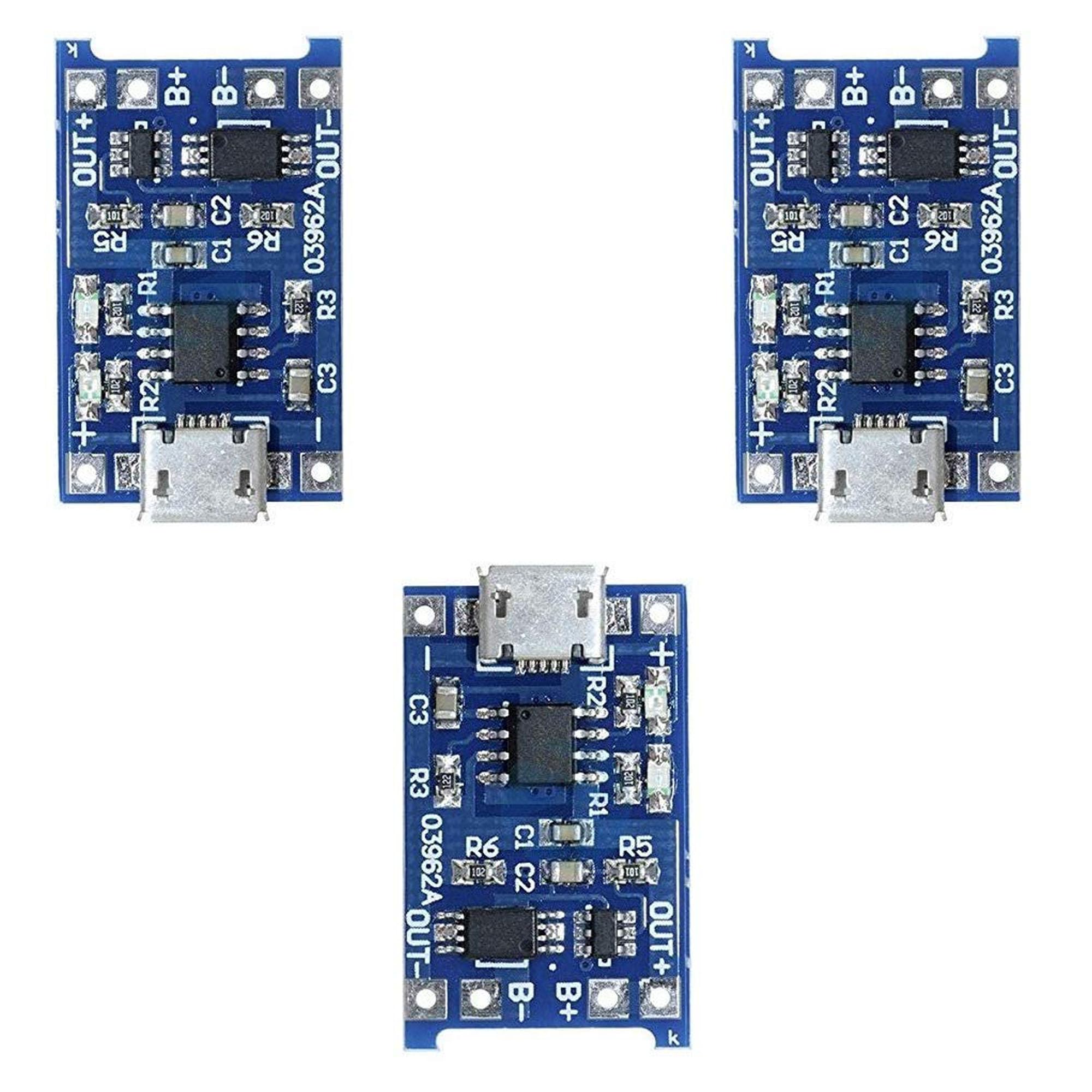 GoBagee® TP4056 Micro USB Type C Mini Plug 5V 1A 18650 Lithium Battery Charging Protection Board (C-Type) (Micro USB, 3)-image-21