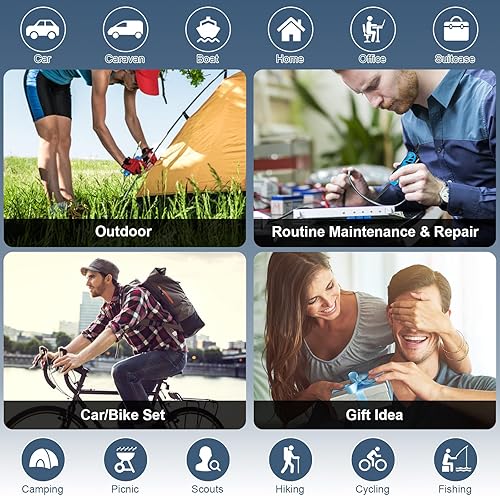 Miniatura 5 de Cuchillo multiherramienta, cuchillo de bolsillo 16 en 1, cuchillo multiherramienta hecho a mano, regalo de cumpleaños de Navidad para hombres,