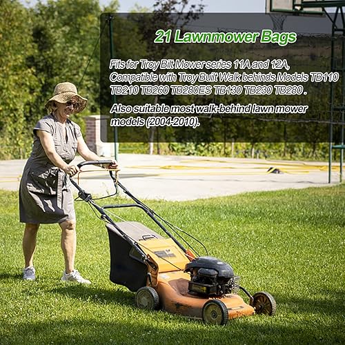 Miniatura 2 de Lawnmower Grass Bag 964-04117A 664-04117A FOR MTD Troy Bilt 21" lawn mower 964-04117B 664-04011 664-04027 664-04034 Fit TB110 TB210 TB260 TB130