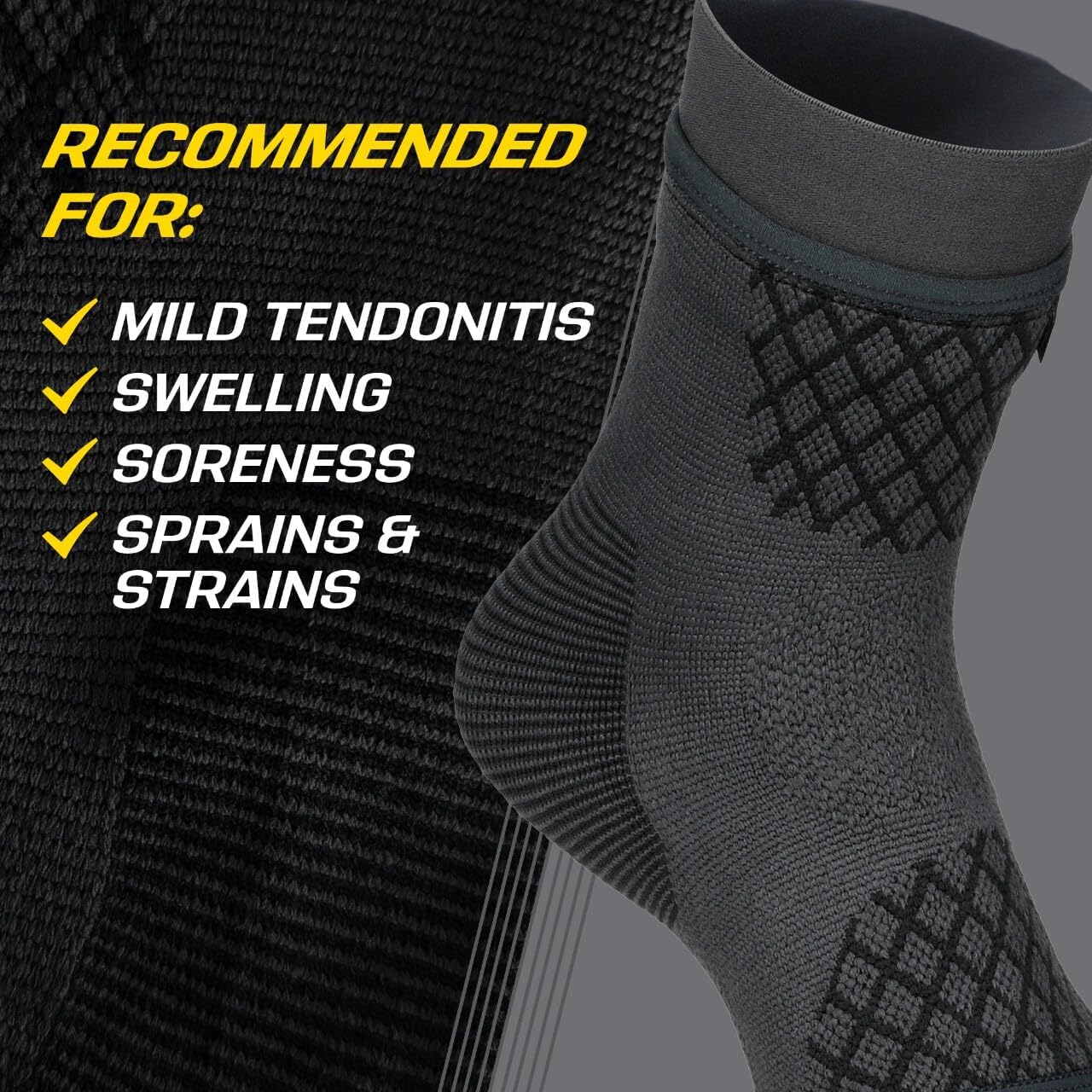 Futuro Premium Compression Ankle Sleeve, L/XL