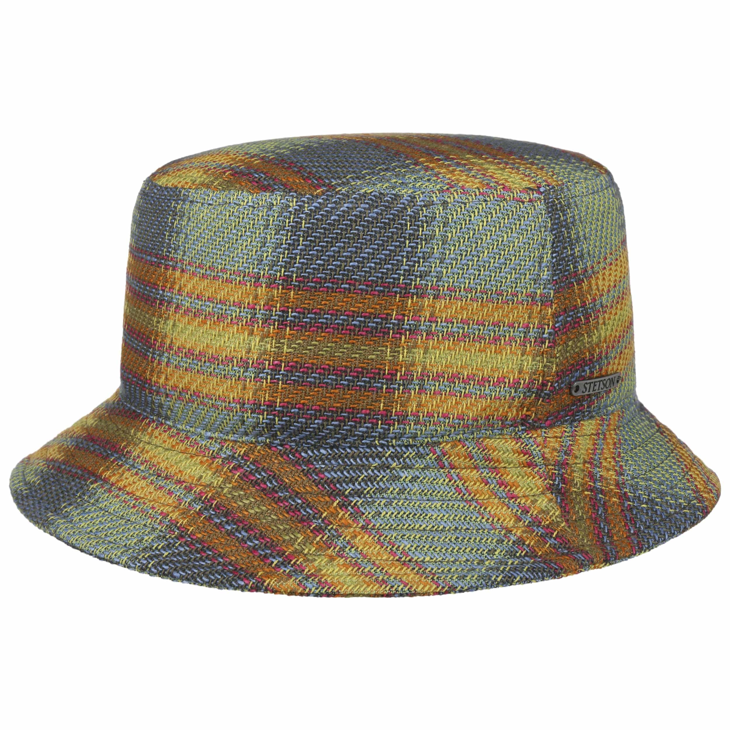 Stetson Hilverston Bucket Stoffhut UV-Schutz Damen und Herren Made in EU Sommer