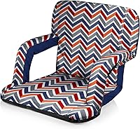 Vista 1 de ONIVA - a Picnic Time Brand - Ventura Reclining Stadium Seat with Back Support, Bleacher Seat