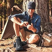 Vista 7 de NORTIV 8 - Botas de senderismo para hombre, impermeables, ligeras, para exteriores, mochileros, senderismo