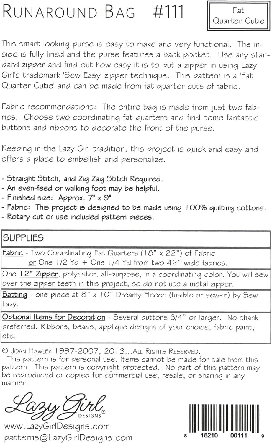 sew easy fat quarter storage bolsa