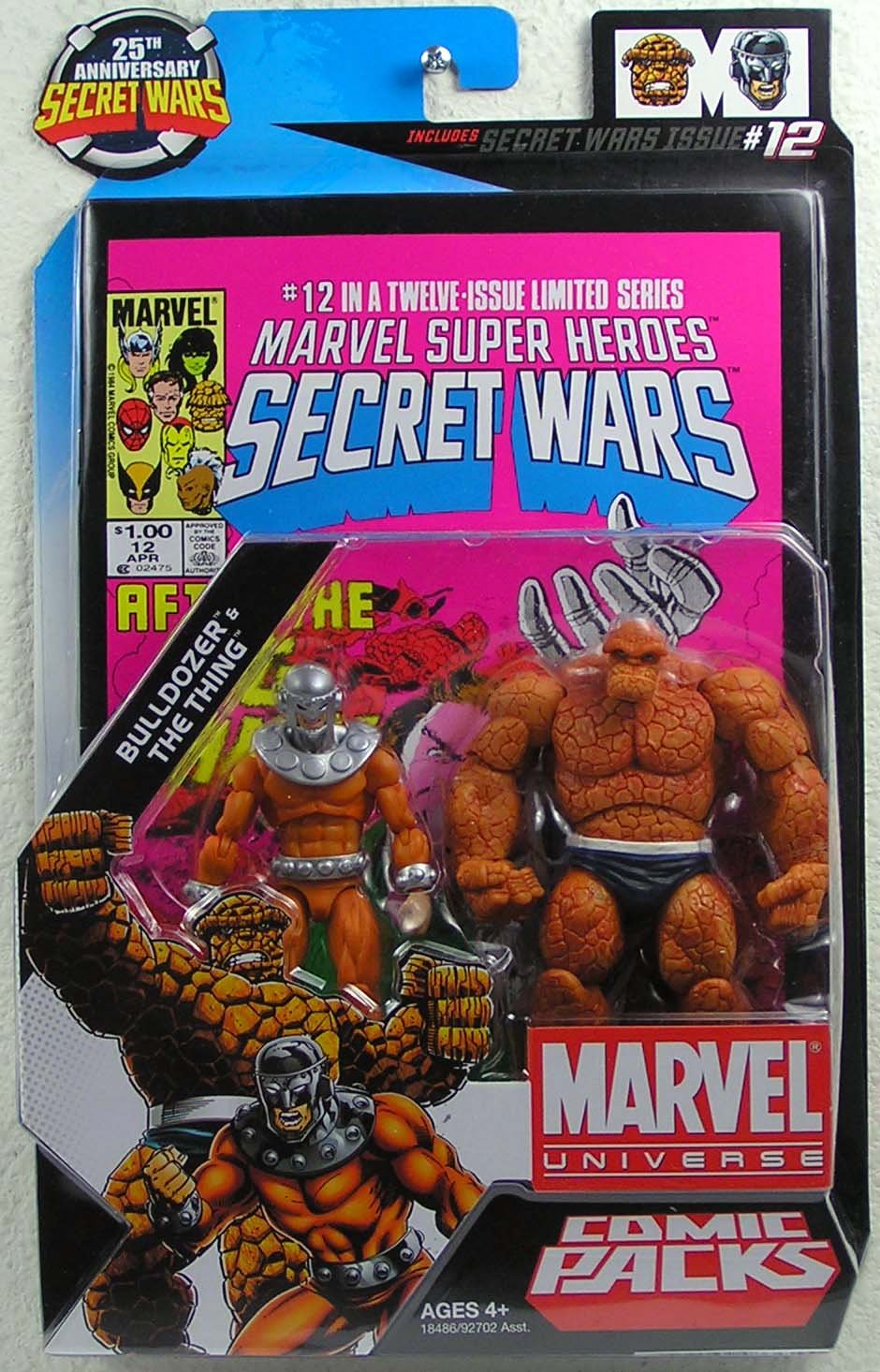 Amazon.com: Marvel Universe Comic Packs: Bulldozer and The Thing