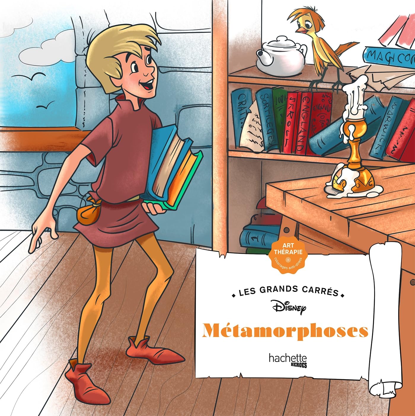 Grand carré Disney Métamorphoses: 46 coloriages