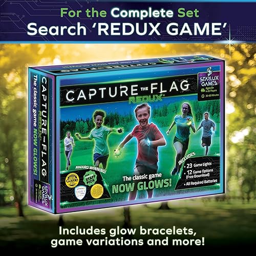 Miniatura 6 de Brilla en la oscuridad Captura la bandera - Set de iniciación  A partir de 8 años  Juegos al aire libre para niños de 8 a 12 años  Juguetes para