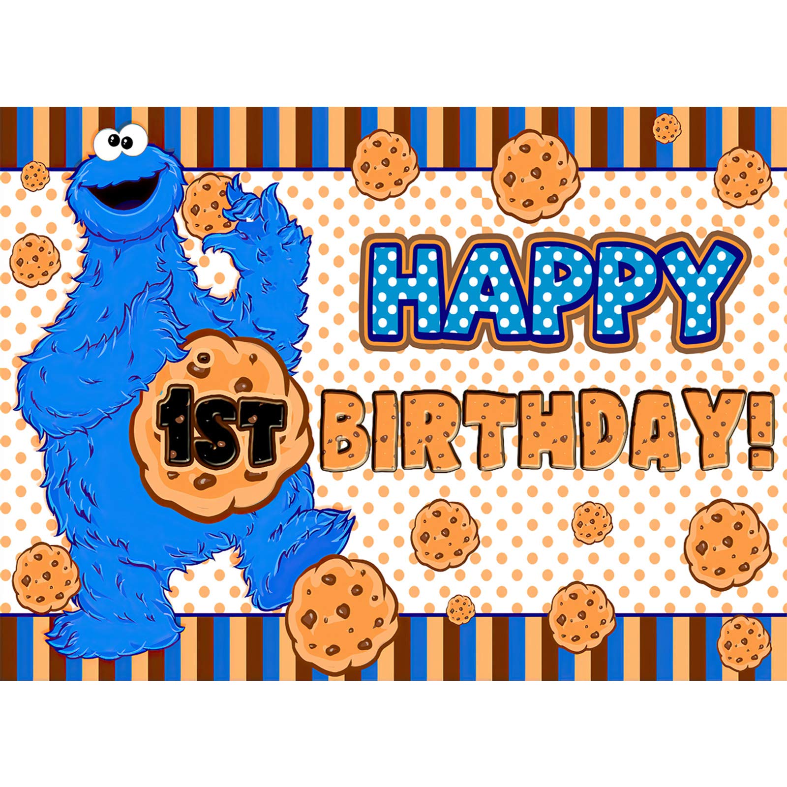 Buy Backdrop for Birthday Banner Decor Cartoon