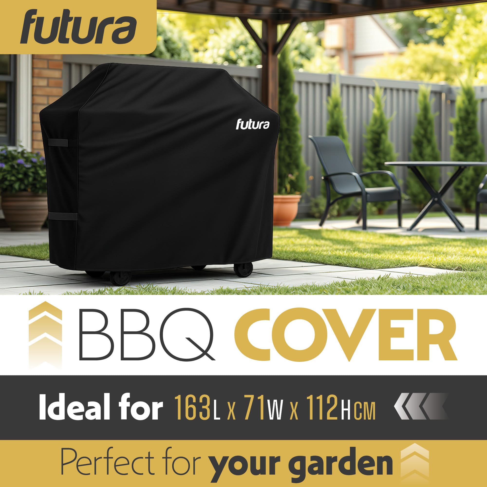 Futura Premium BBQ Cover Waterproof 163x71x112cm - Image 2