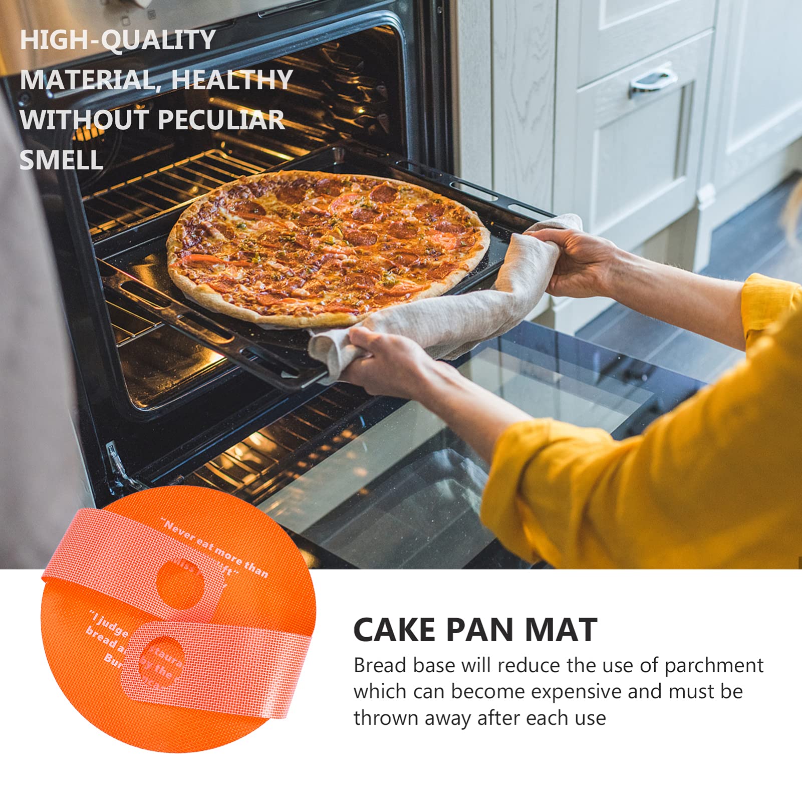 TOPBATHY 3stücke Backmatte Für Einfache Teigübertragung Langlebig Und Hitzebeständig Für Brot Und Pizza Mit Für Müheloses Handling Spülmaschinenfest