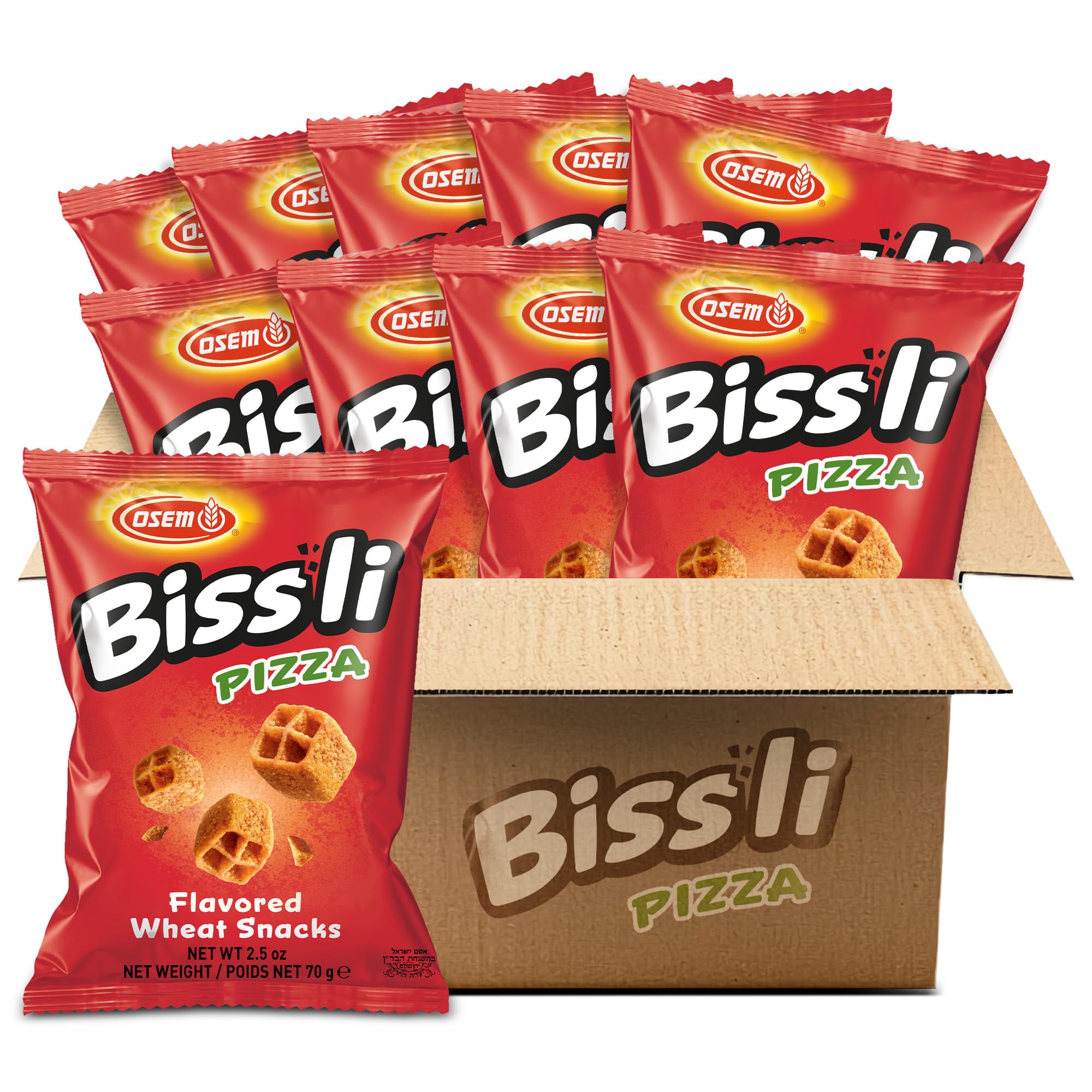 Amazon.com: Osem Bissli Pizza - Pizza Flavored Snacks, Bissli
