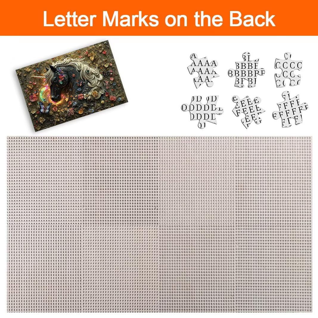 Puzzle 5000 elementów, jednorożec, dla dorosłych, drewniane puzzle